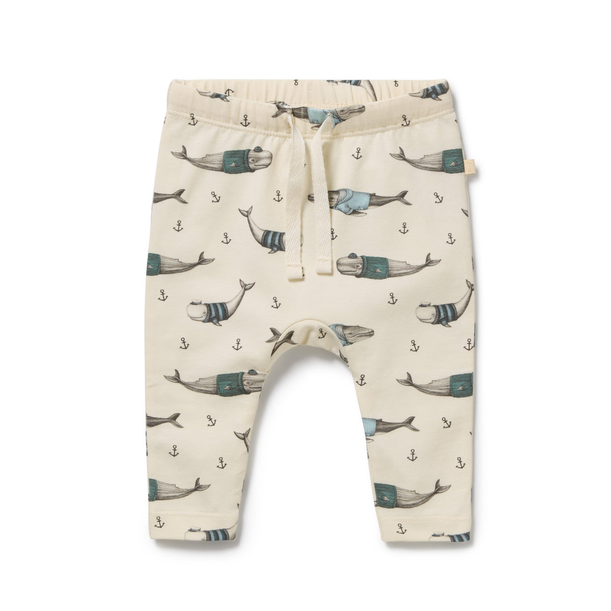Wilson and Frenchy Woolly Whales Organic Legging - lifestyle styled