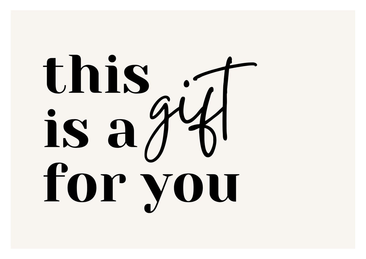 Hey Little - Gift Card — front view flat lay