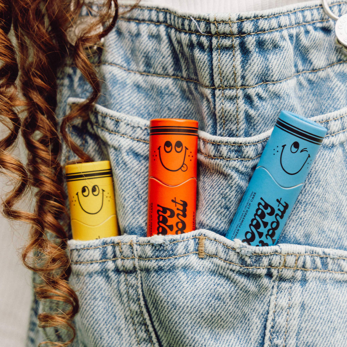 Poppy and Pout Bloo Razzeloo kids lip balm - label detail
