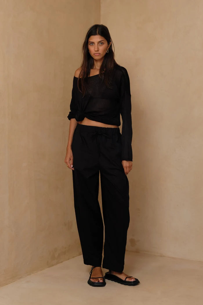 Lilya | Coconut Pant- Black