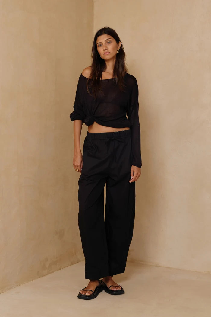 Lilya | Coconut Pant- Black
