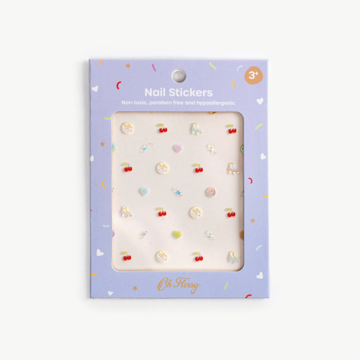 Oh Flossy Nail Stickers Disco Fever - product flatlay