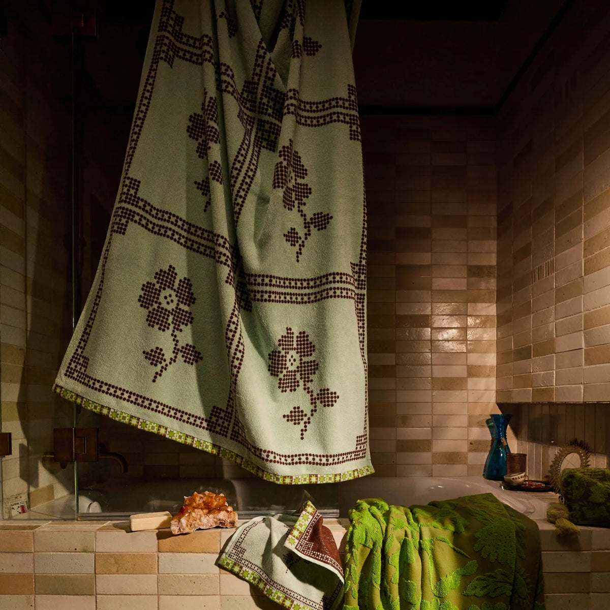Sage x Clare | Bonny Bath Sheet - Fluorite