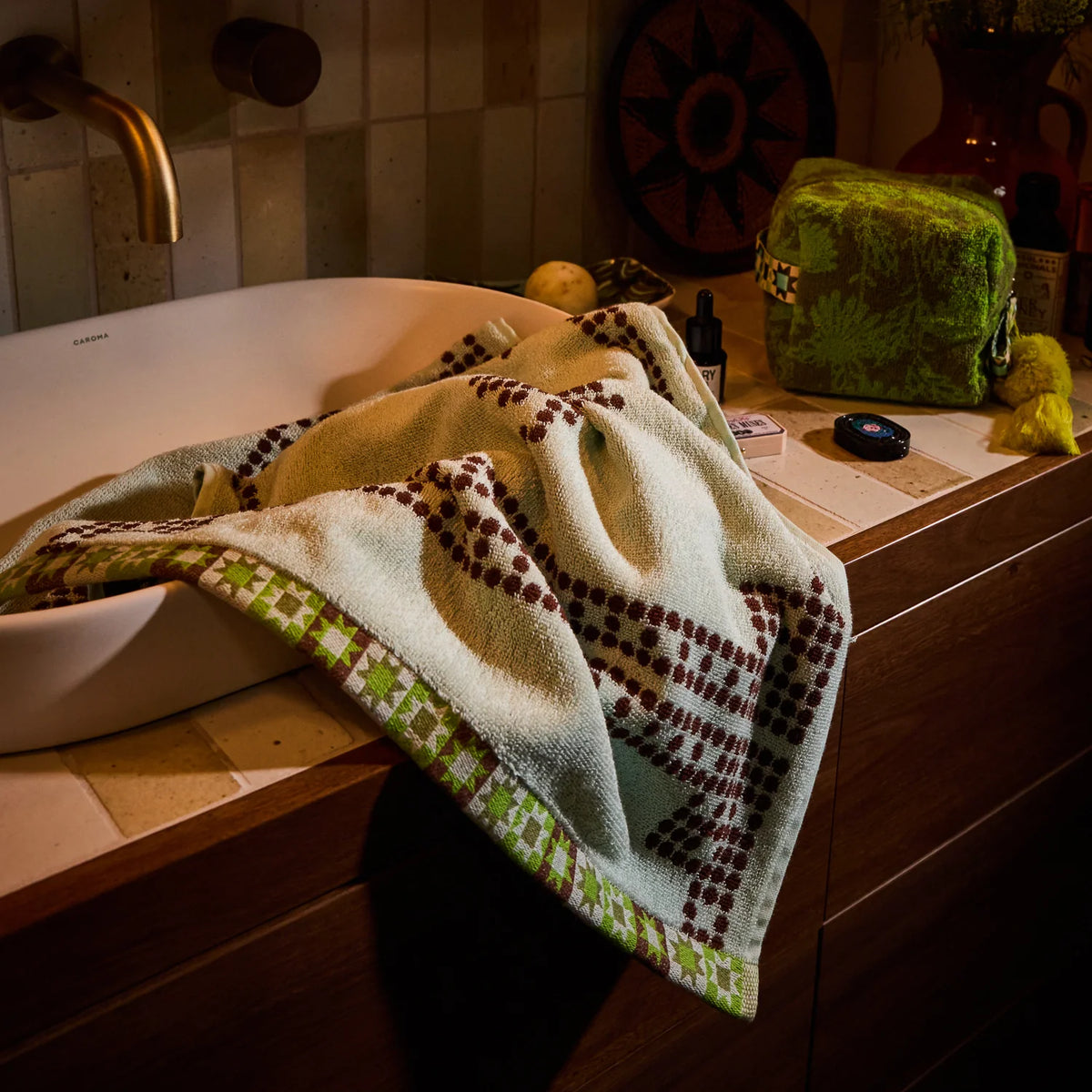 Sage x Clare | Bonny Hand Towel - Fluorite