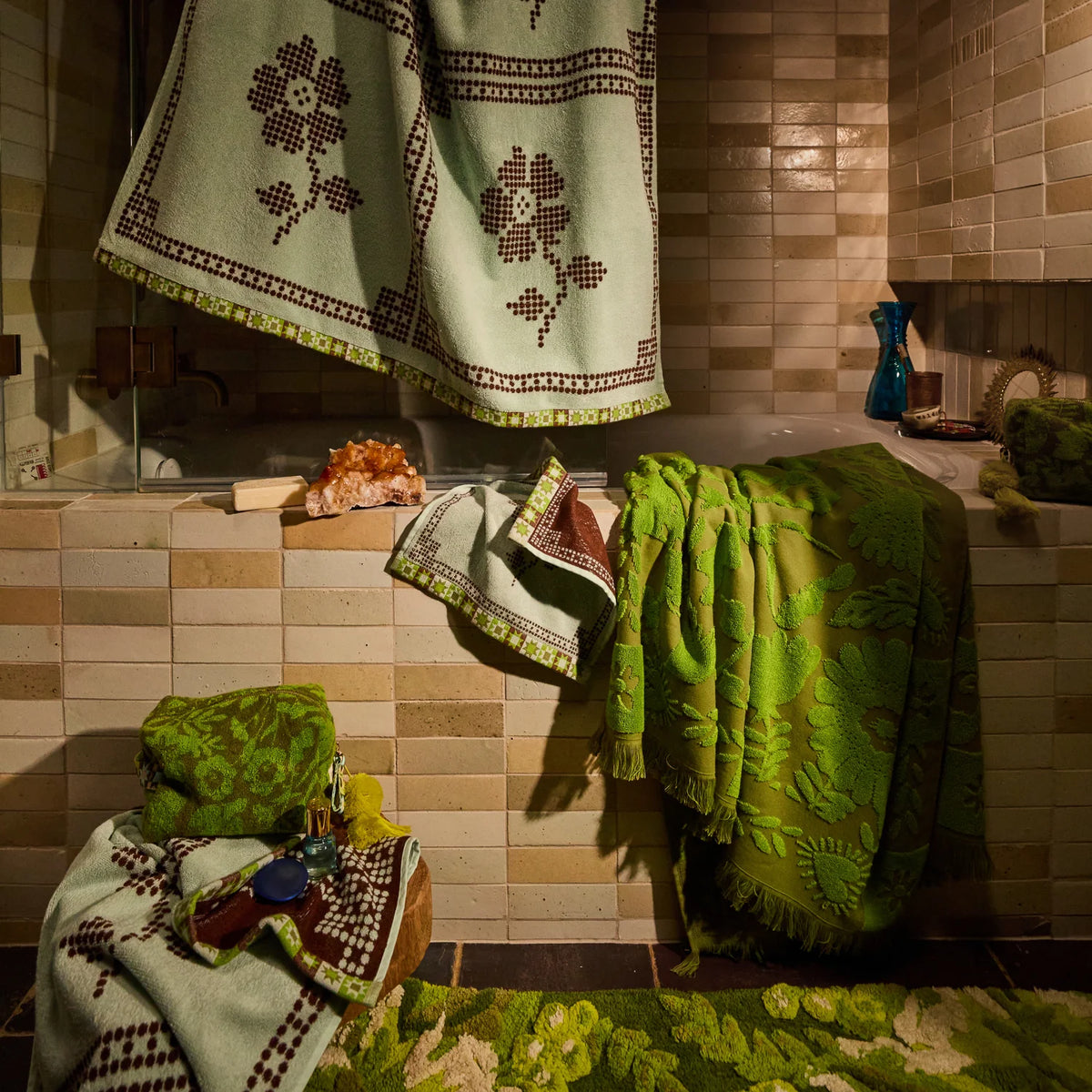 Sage x Clare | Bonny Hand Towel - Fluorite