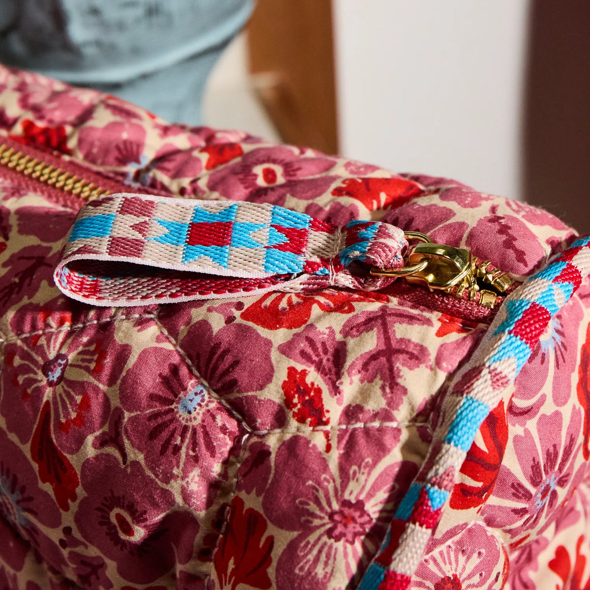 Sage x Clare | Magnolia Makeup Bag - Poppy