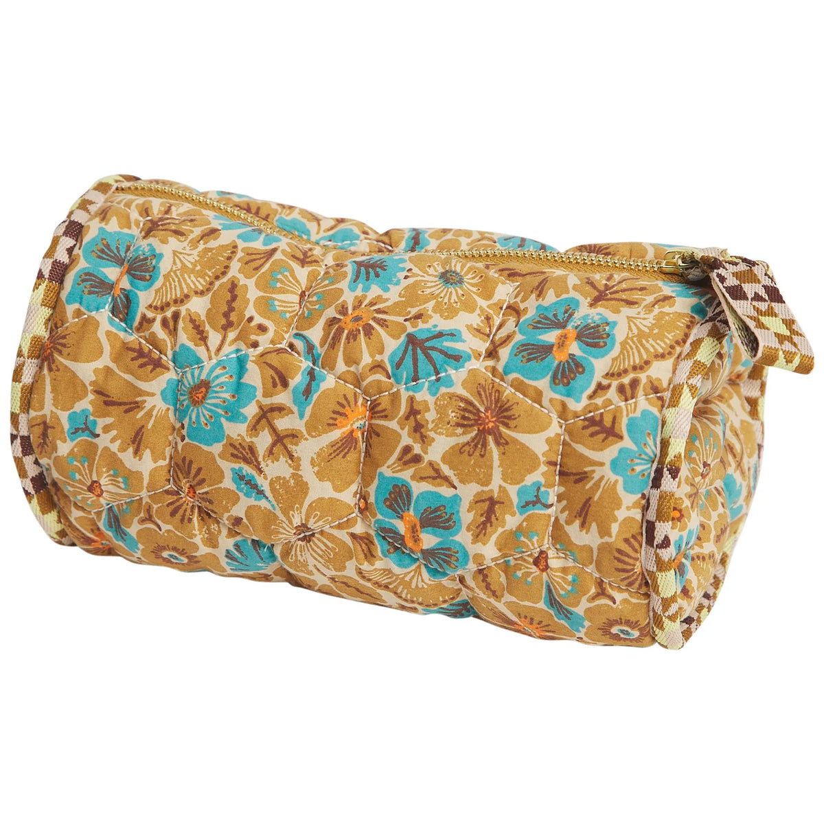 Sage x Clare | Magnolia Makeup Bag - Turquoise