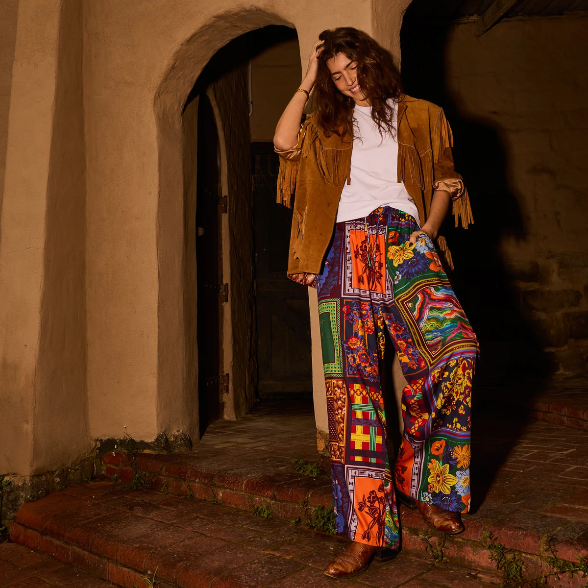 Sage x Clare | Sorina Wide Leg Pant
