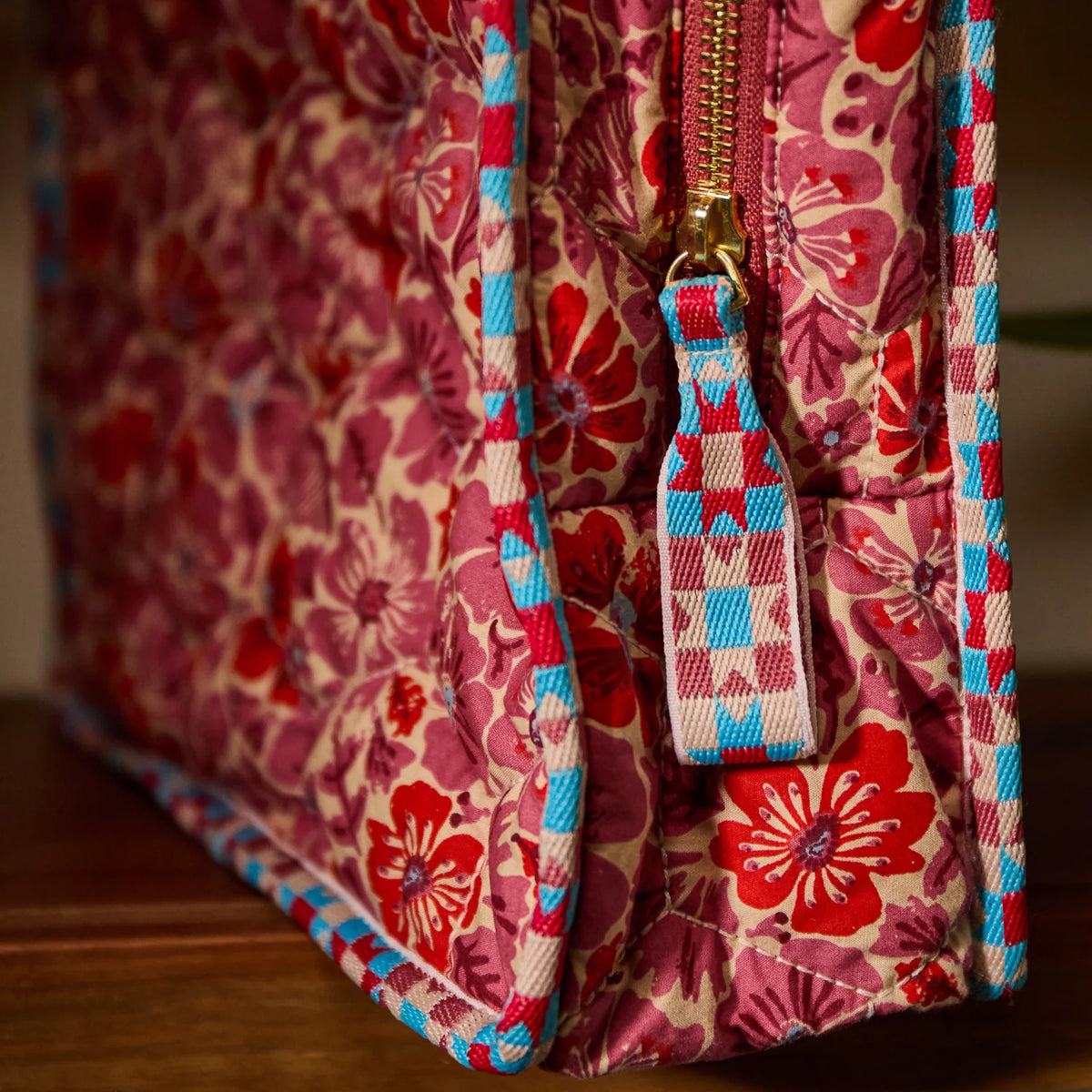 Sage x Clare | Magnolia Vanity Bag - Poppy