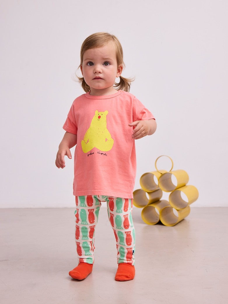 Bobo Choses BABY - Lucky Fish all over leggings SS25 — product detail shot