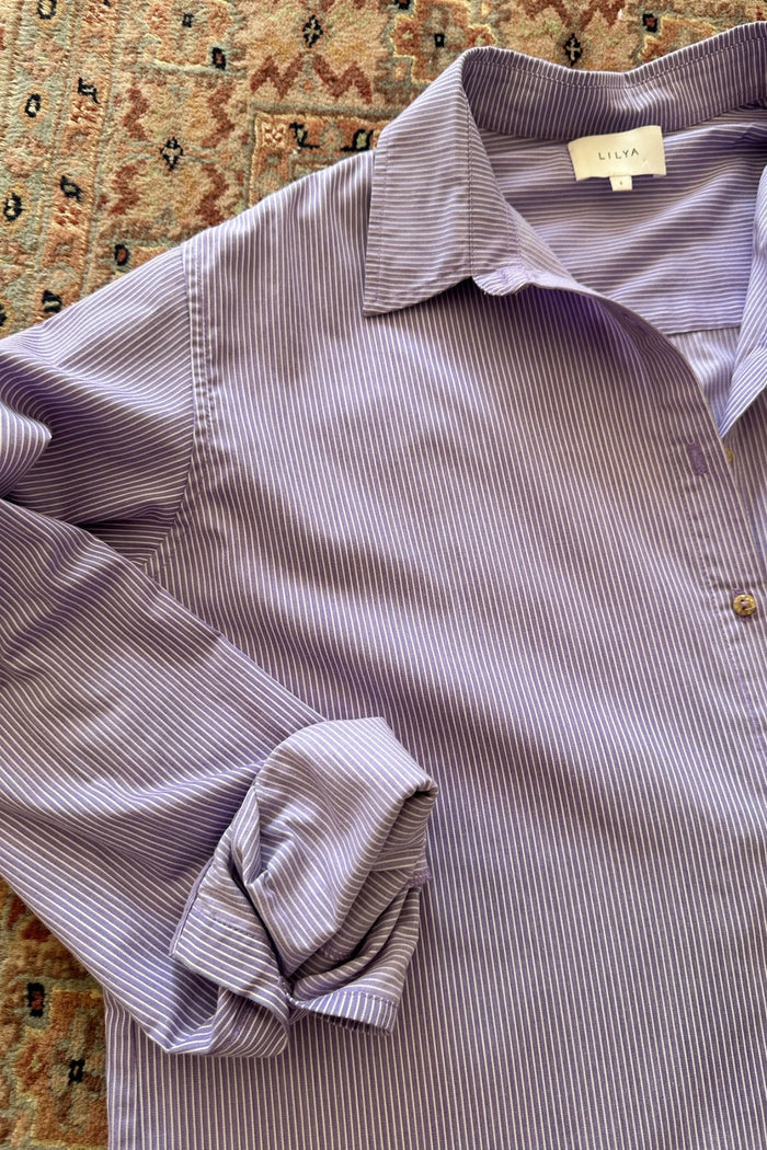 Lilya | Vennie Shirt- Purple Stripe