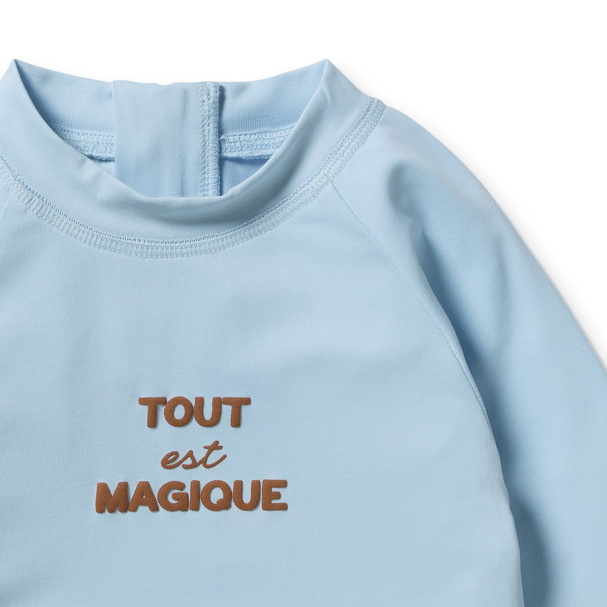 Wilson & Frenchy Tout est Magique kids swim rashie, view 3