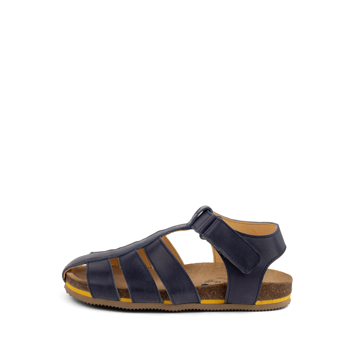 Dulis - Straps sandal- Navy — front view flat lay