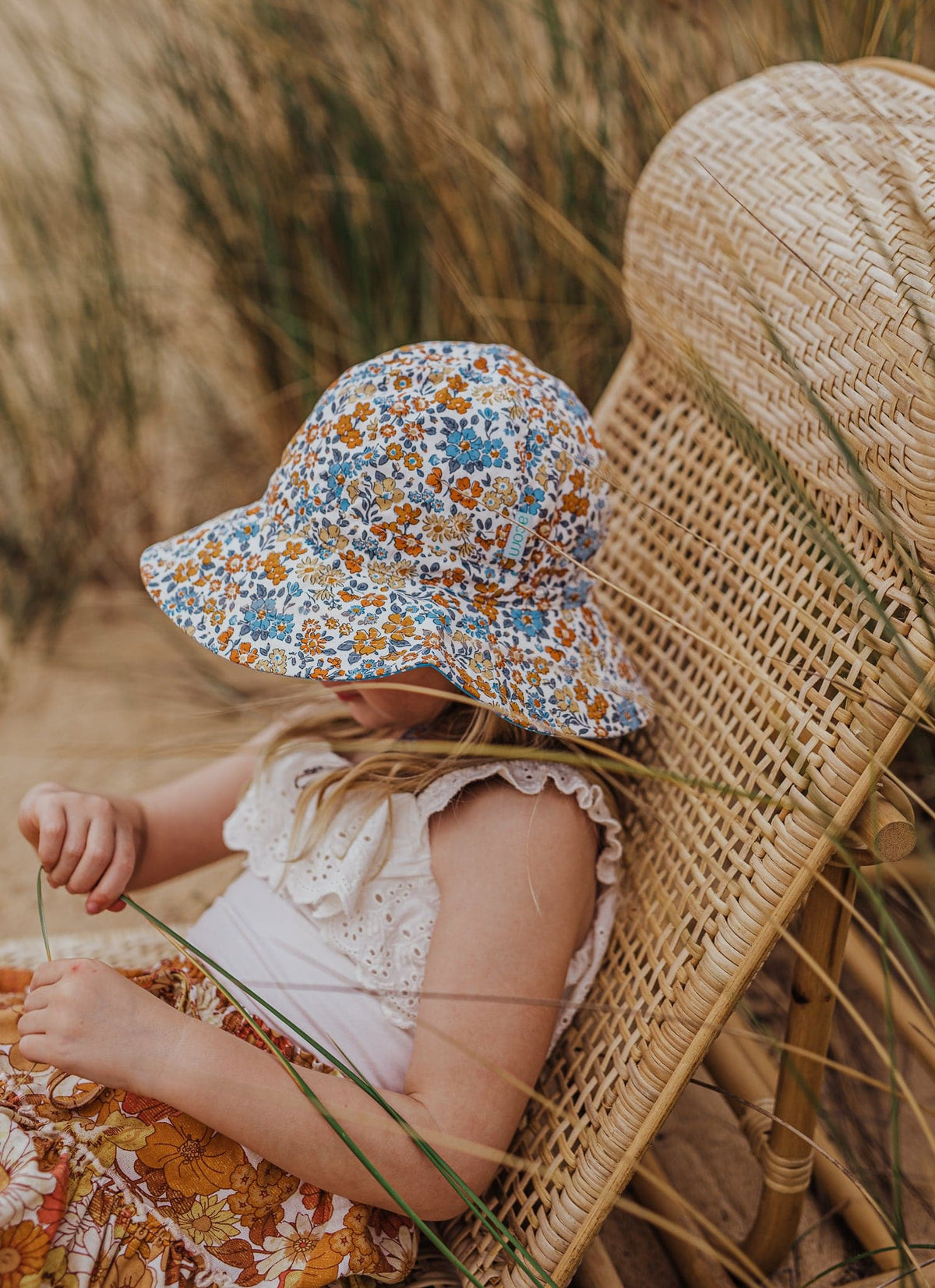 Acorn Autumn Floppy Hat - lifestyle styled