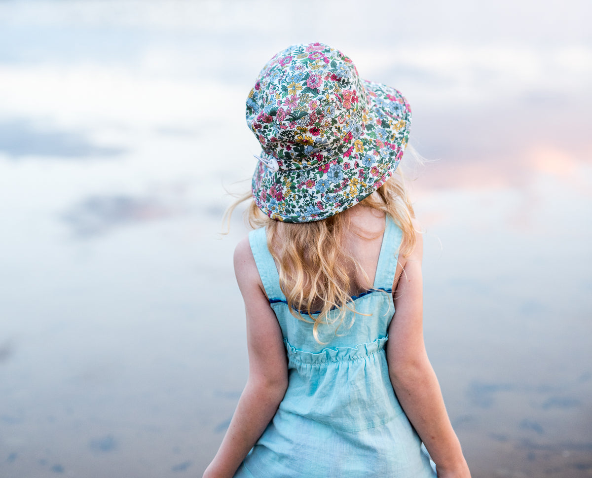 Acorn Pippa Bucket Hat - front view on model