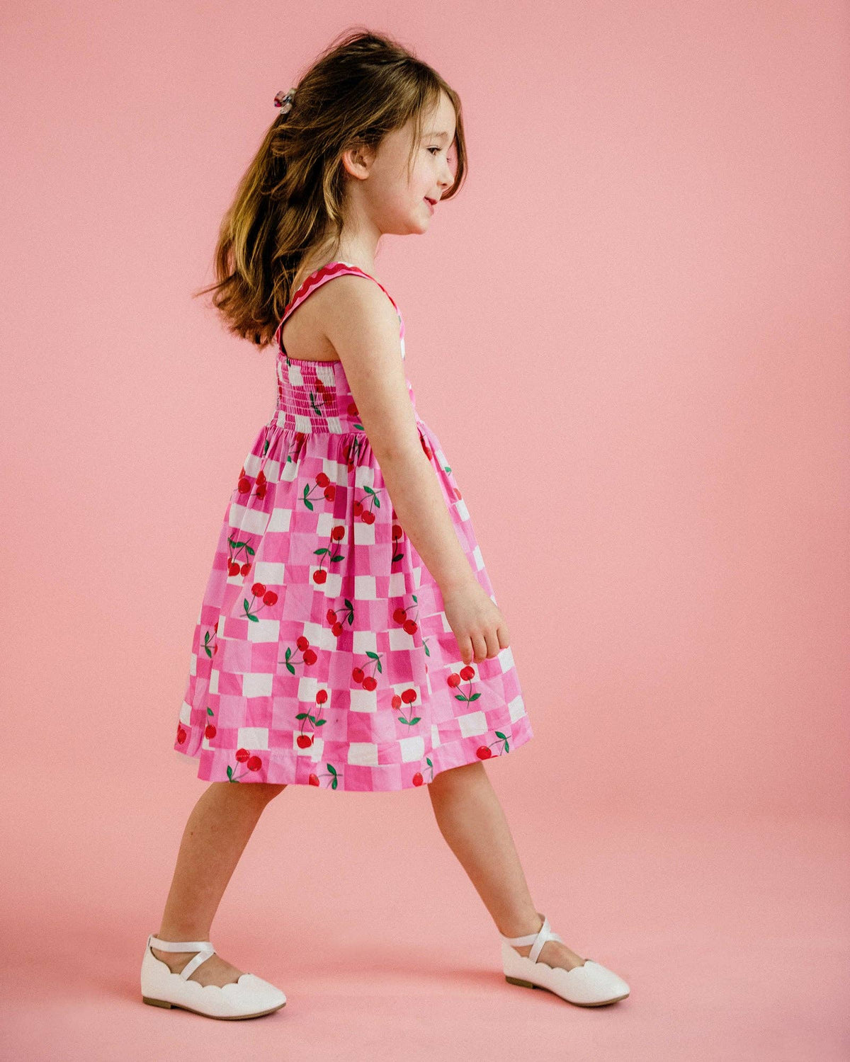 Rock Your Baby - Gingham Cherry Picnic Dress — styled lifestyle shot