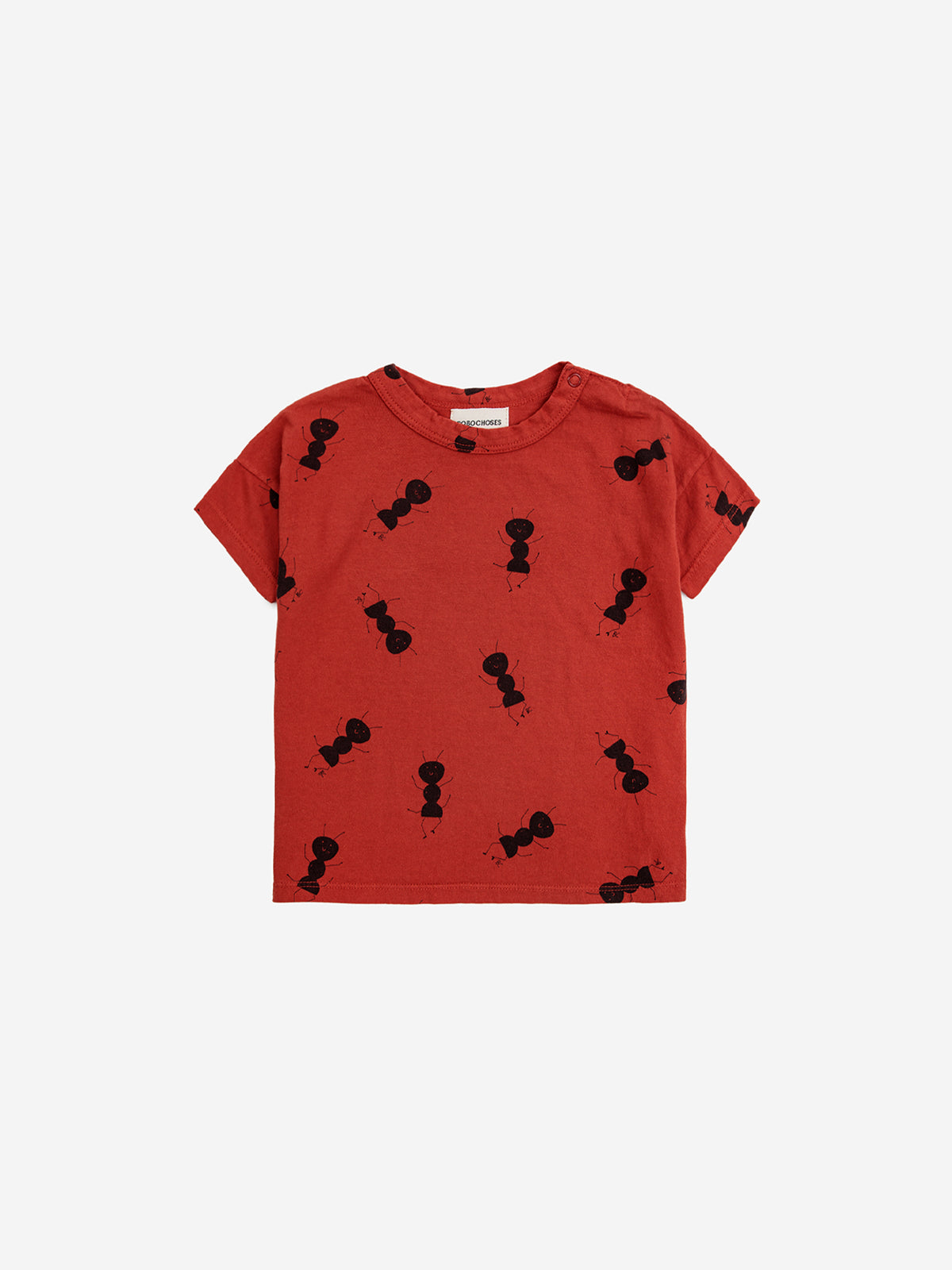Bobo Choses BABY - Baby Ant all over T-shirt — front view flat lay
