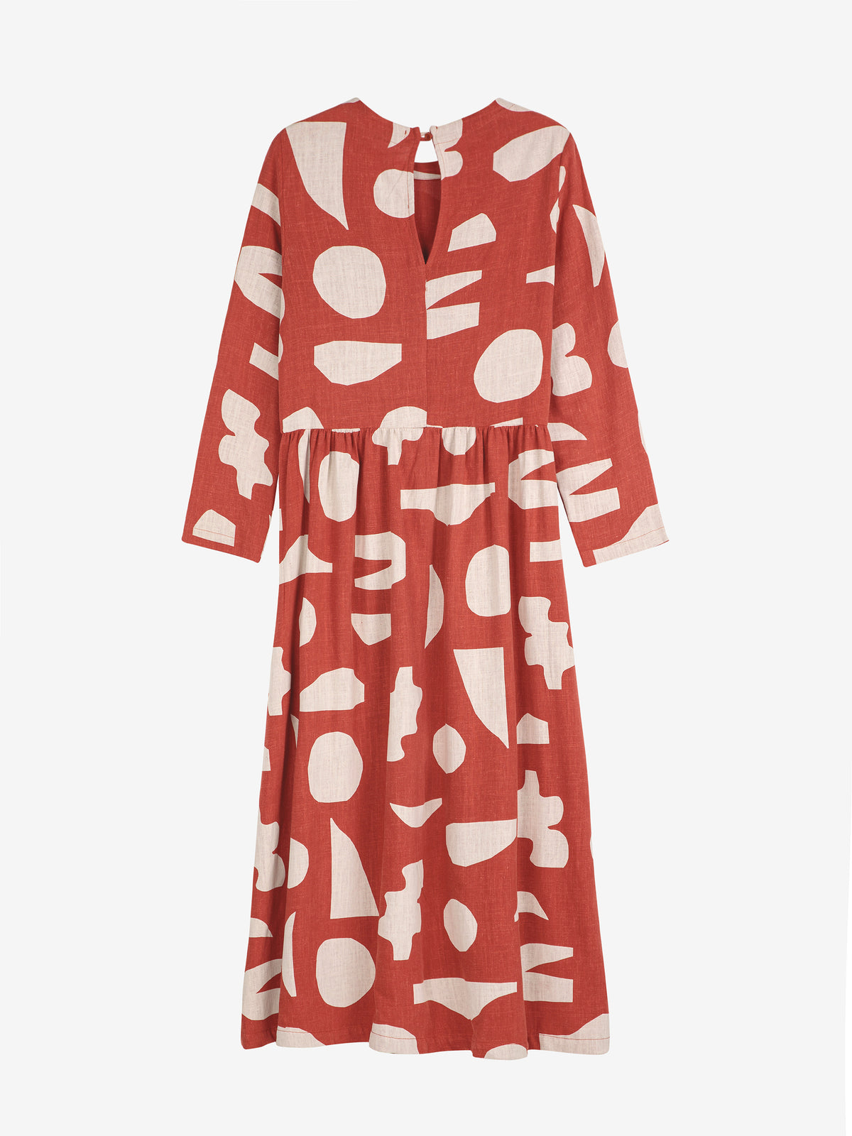 Bobo Choses WOMAN - Summer landscape print flared long dress — side view