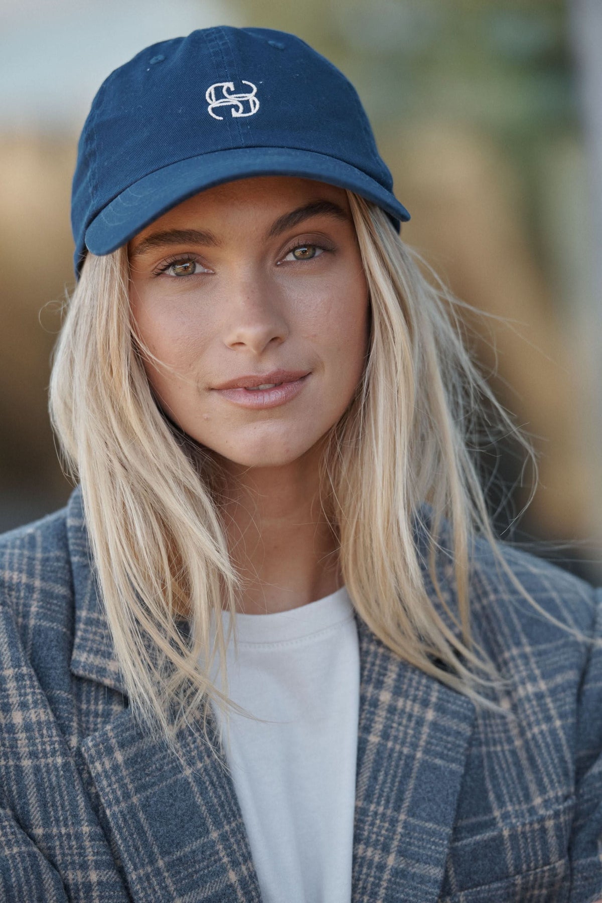 Ceres Life Monogram Cap Navy - front view on model