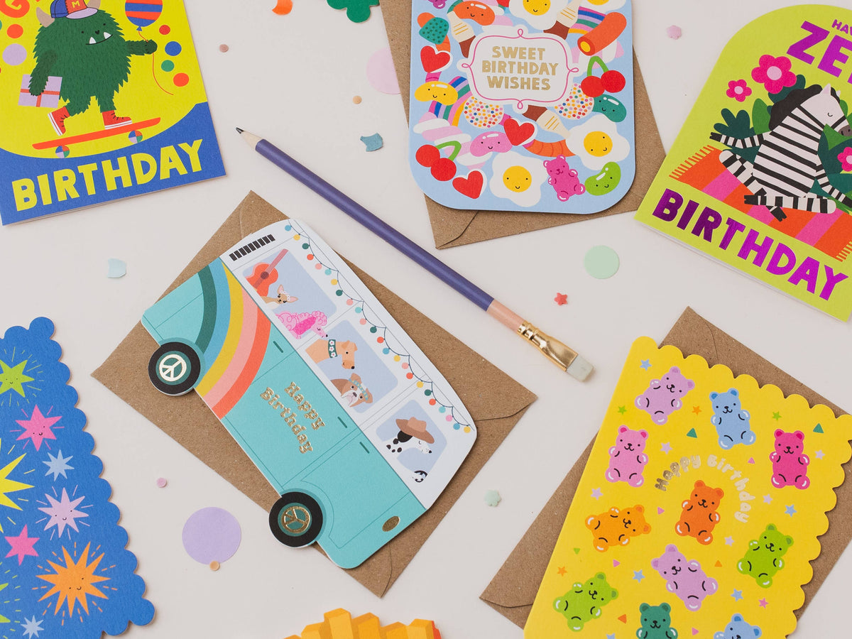 Mifkins | Gummy Bear Kids Birthday Card