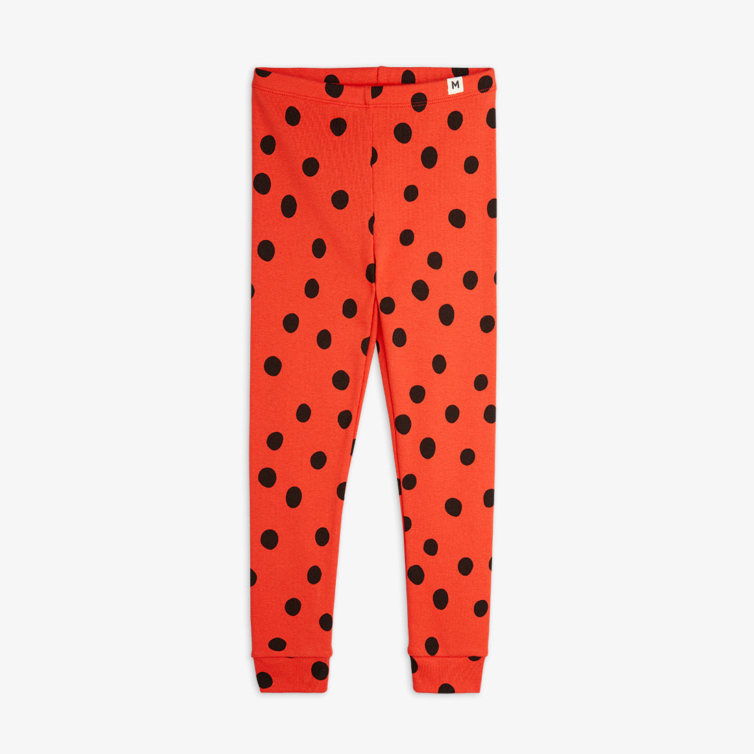 New Mini Rodini - Dots Leggings — front view flat lay