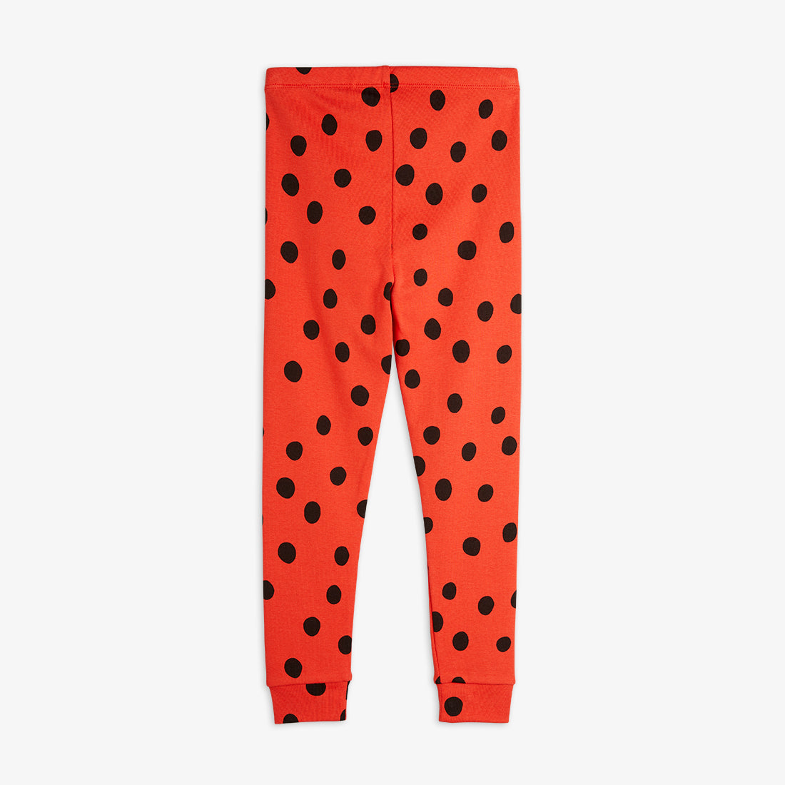 New Mini Rodini - Dots Leggings — back view flat lay