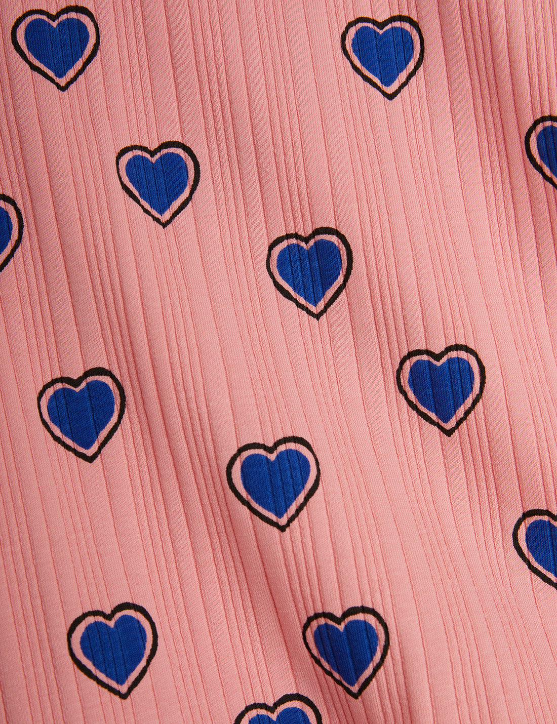 New Mini Rodini - Outlined Hearts Leggings — styled lifestyle shot