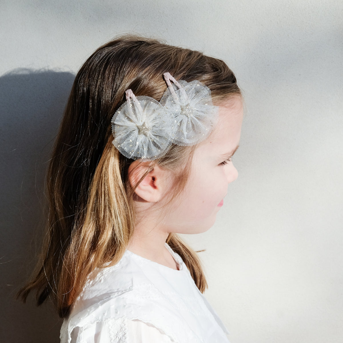 Mimi and Lula - Ballerina Star Clips - Ivory — product detail shot