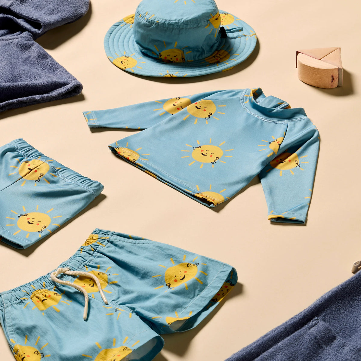 Wilson and Frenchy Sunny Days Swim Board Short - baby front view