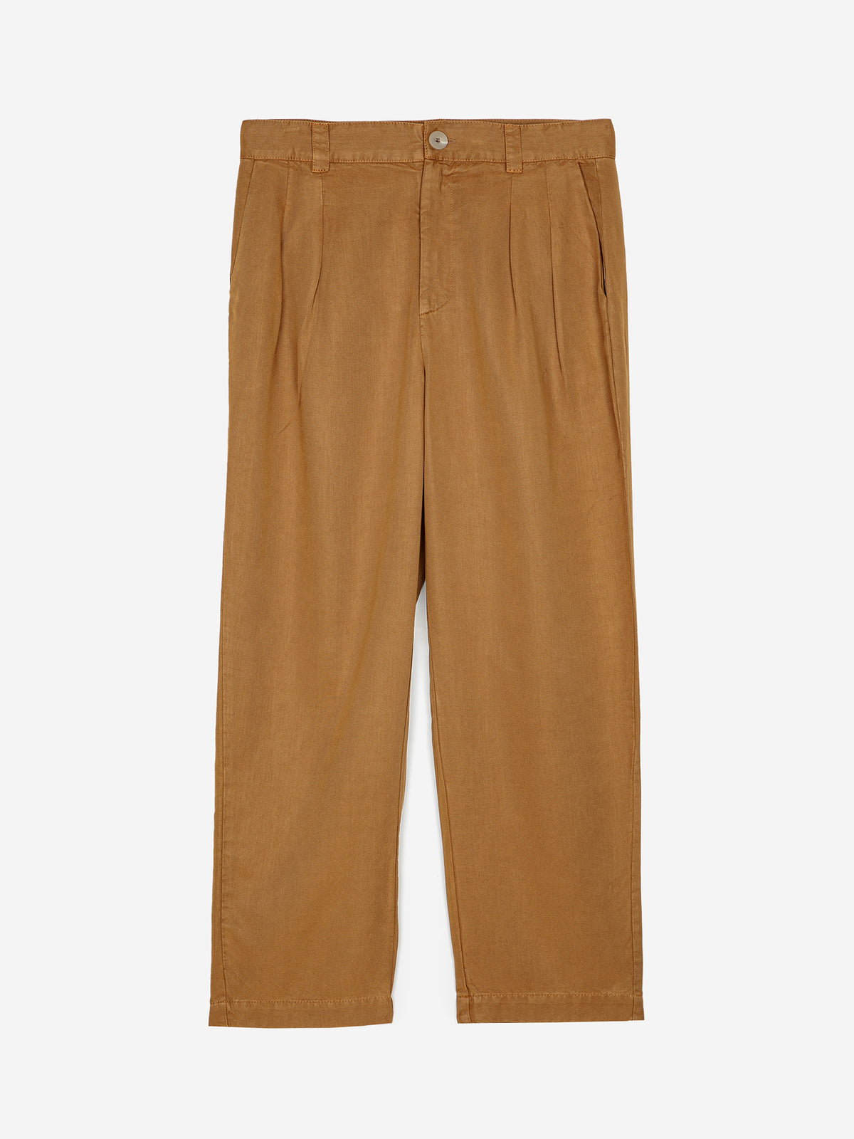 Bobo Choses WOMAN - Pleated carrot pants — front view flat lay