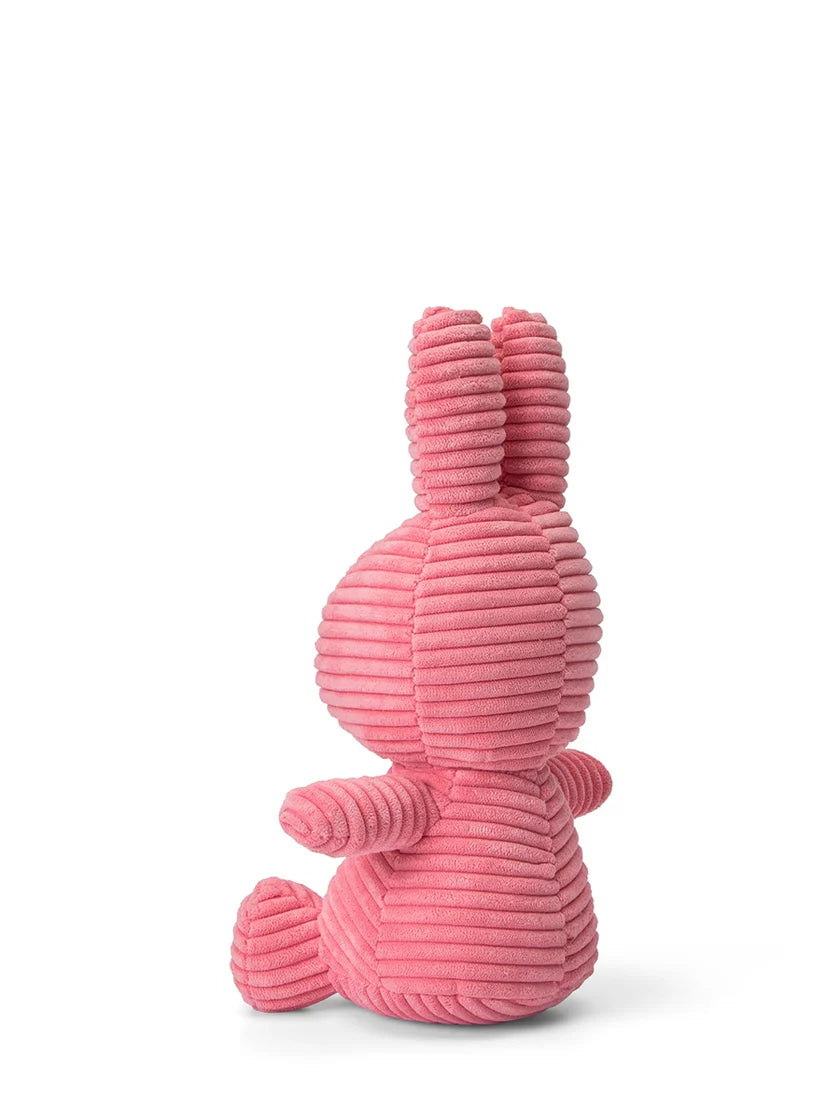 Miffy ECO Corduroy Bubblegum Pink 23cm - side view