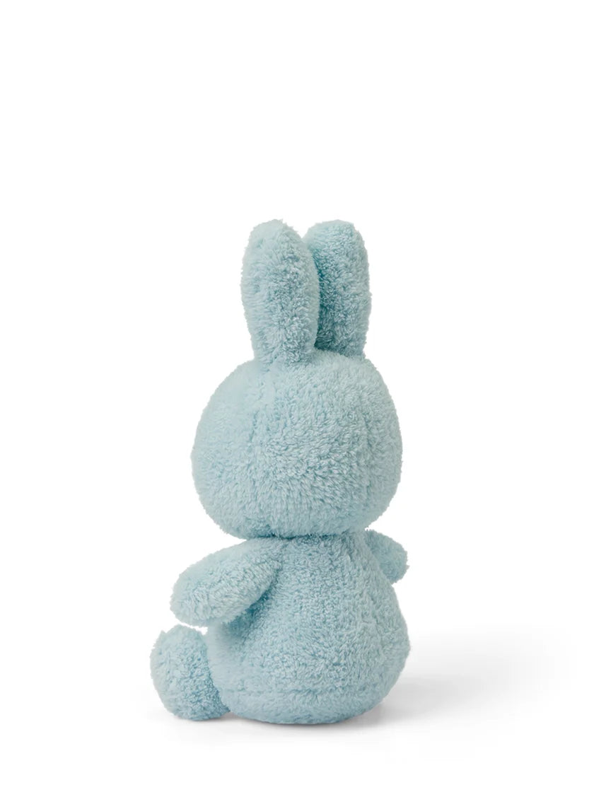Miffy Terry Light Blue 23cm soft toy - lifestyle styled