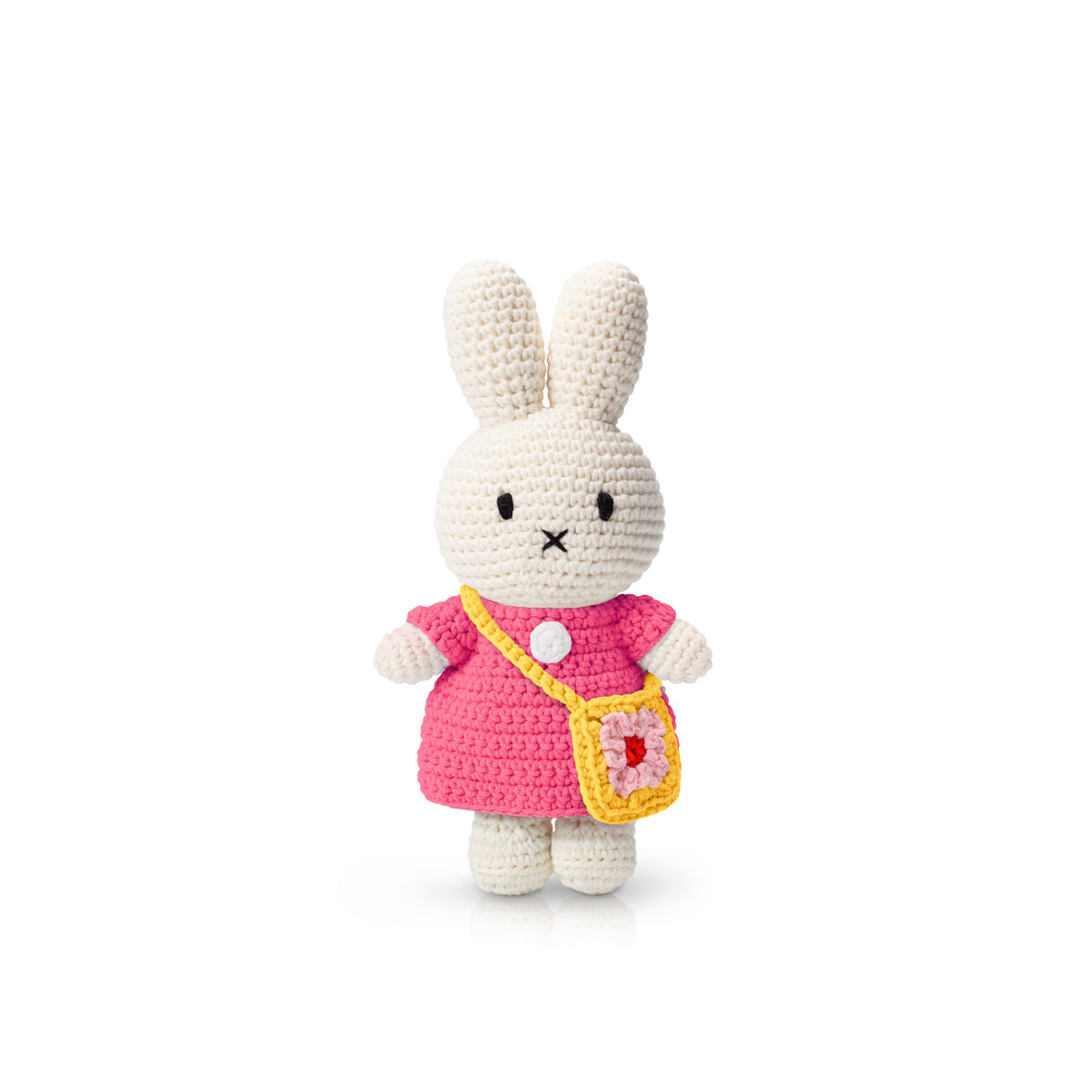 Miffy X Just Dutch Handmade Flower Bag Pink - product view