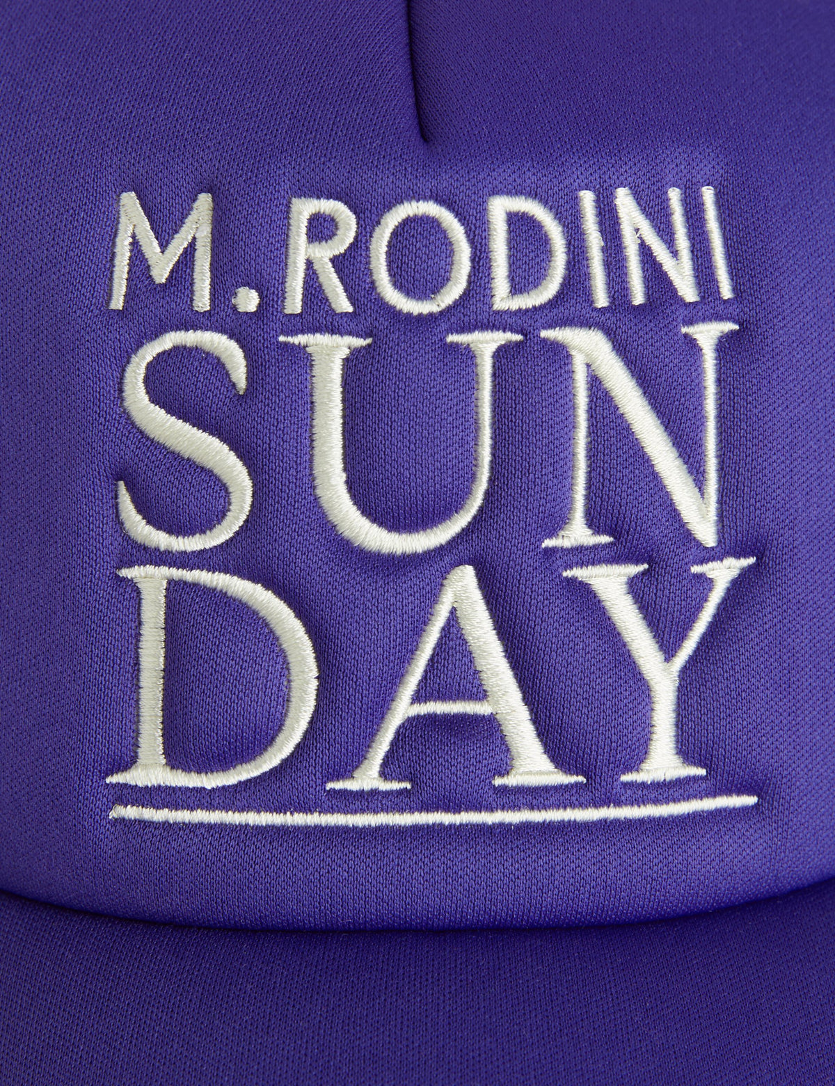 New Mini Rodini - Sunday Trucker Cap — styled lifestyle shot