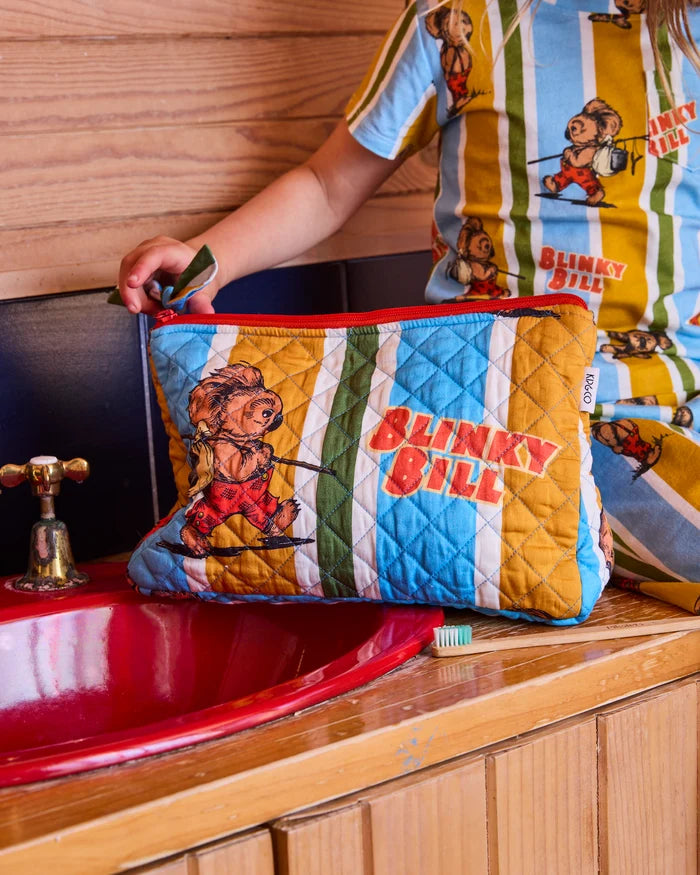 Kip & Co x  Blinky Bill HOME | Adventures With Blinky Quilted Cotton Toiletry Purse
