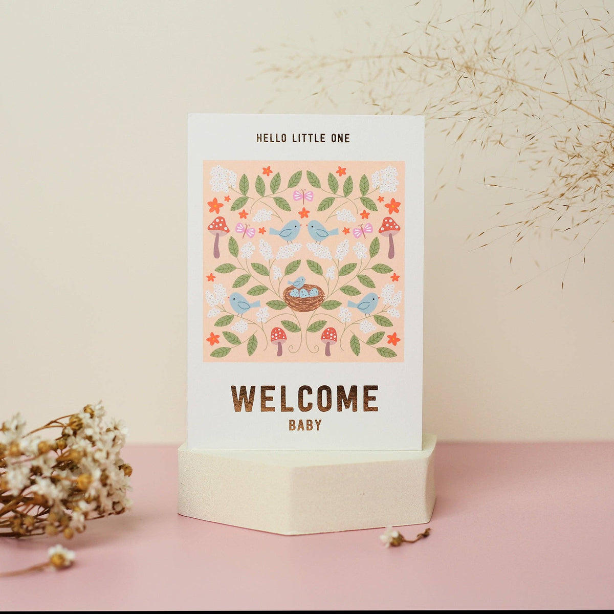 Mifkins | Welcome Baby Nest Card