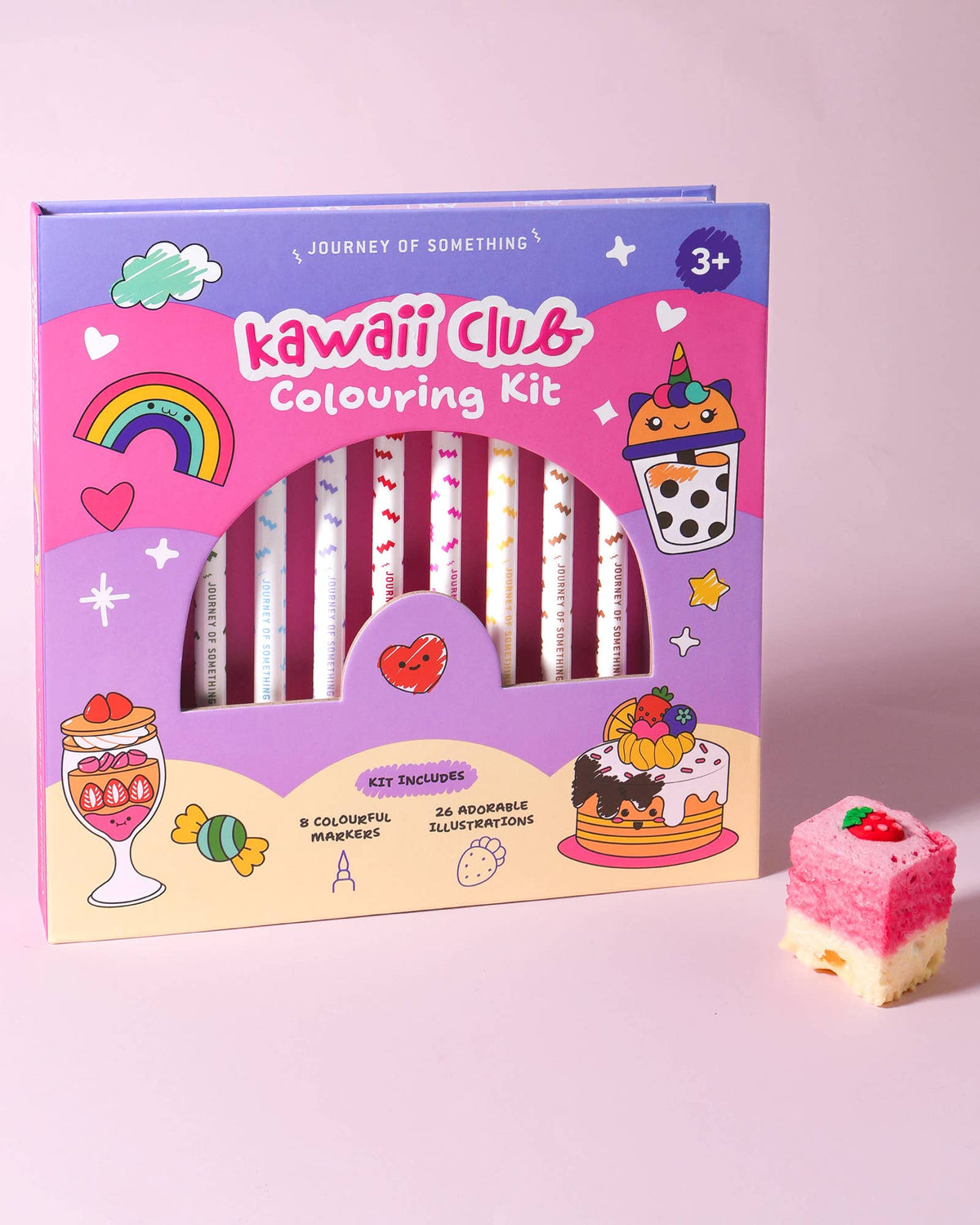 Journey Of Something - Kawaii Club Colouring Kit — close-up detail