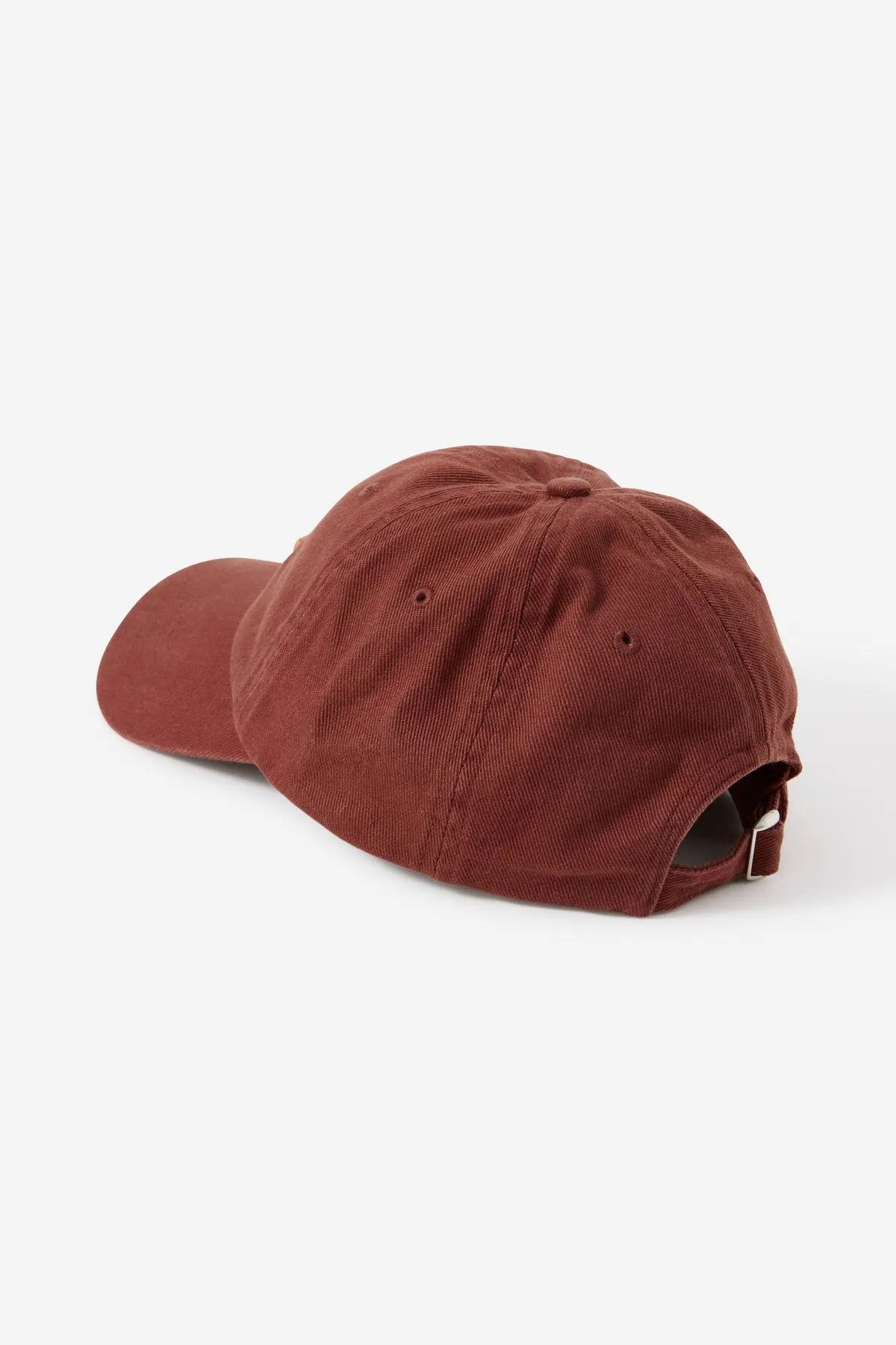 Ceres Life - Monogram Cap in Burnt Toffee/Pink Clay — back view flat lay
