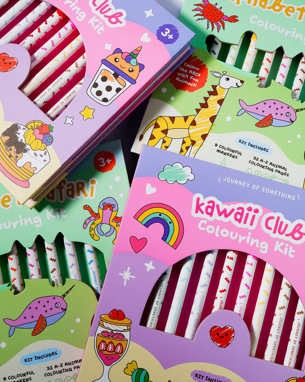 Journey Of Something - Kawaii Club Colouring Kit — side view