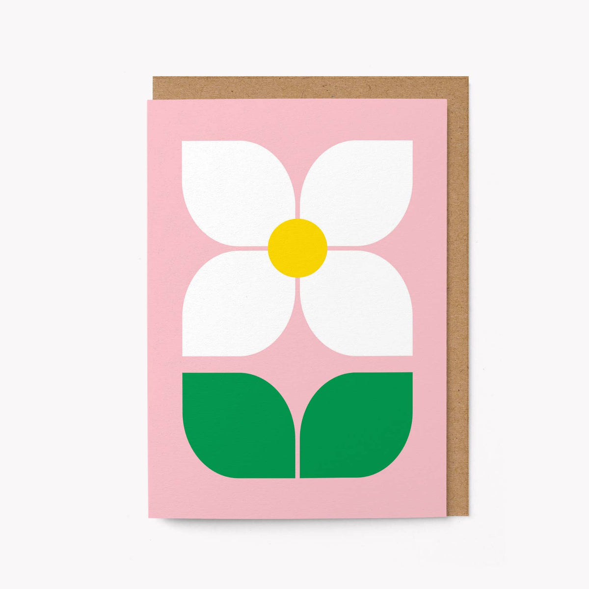 Graphic Factory - Flower No 6 - Everyday Greeting Card — front view flat lay