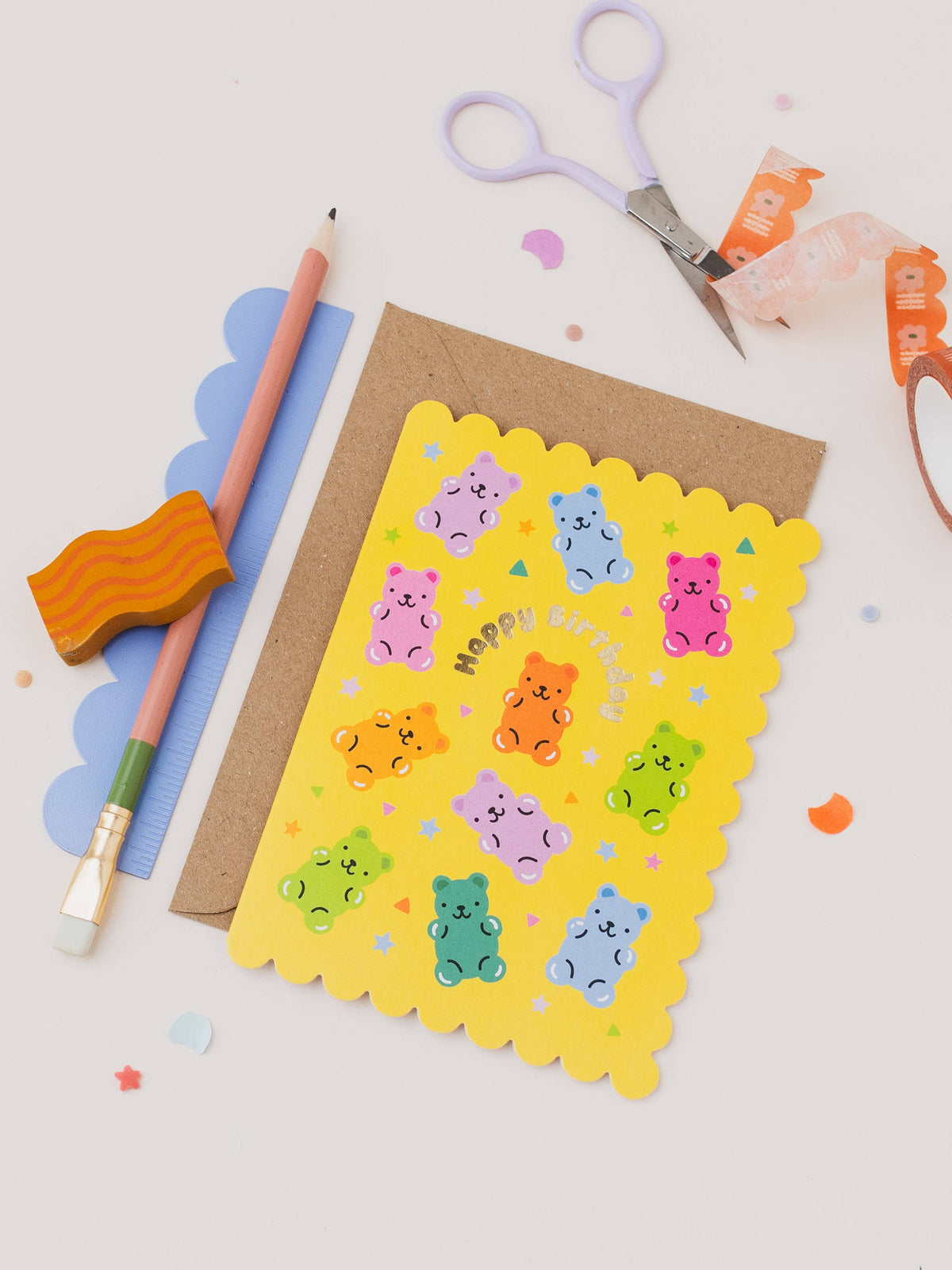 Mifkins | Gummy Bear Kids Birthday Card