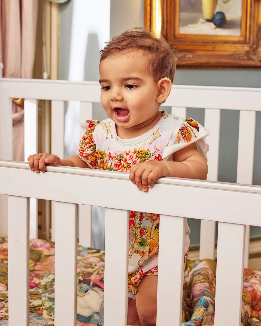 Kip and Co Fairyland Fairy Friends Forever romper - frill hem