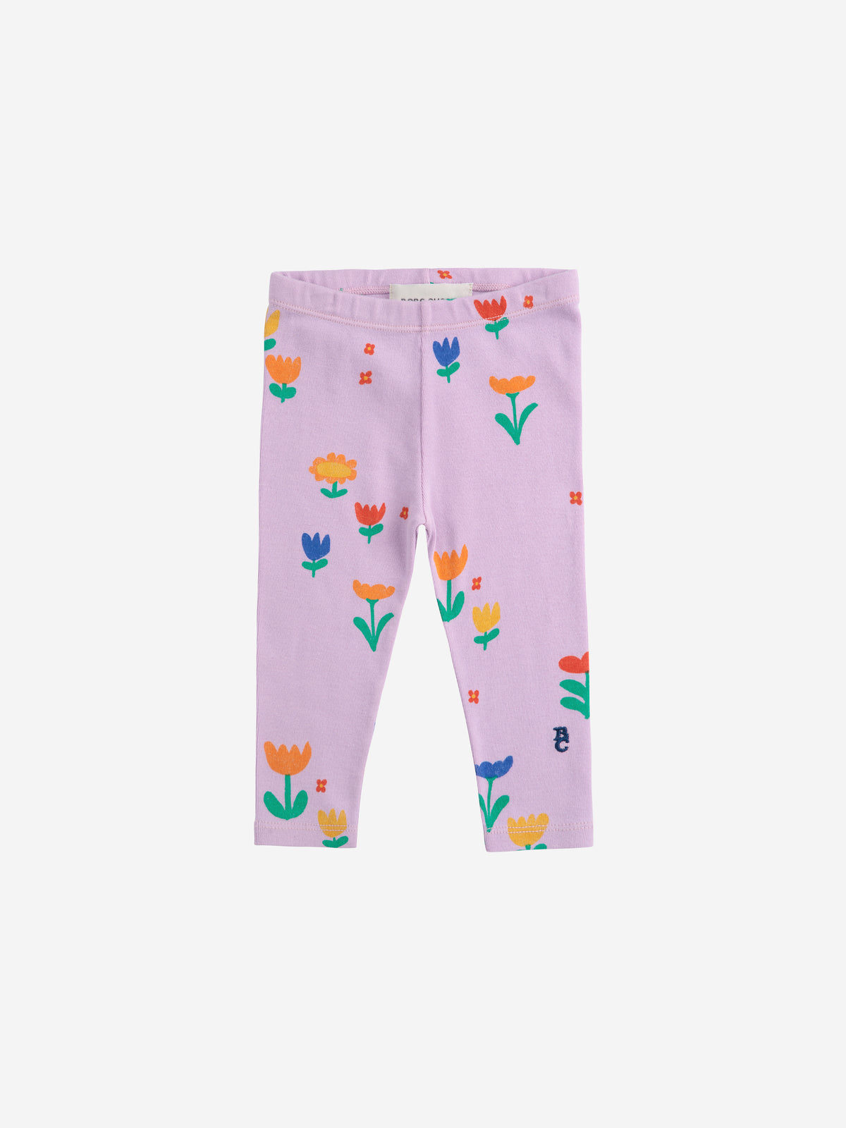 Bobo Choses BABY - Garden Party leggings SS25 — front view flat lay