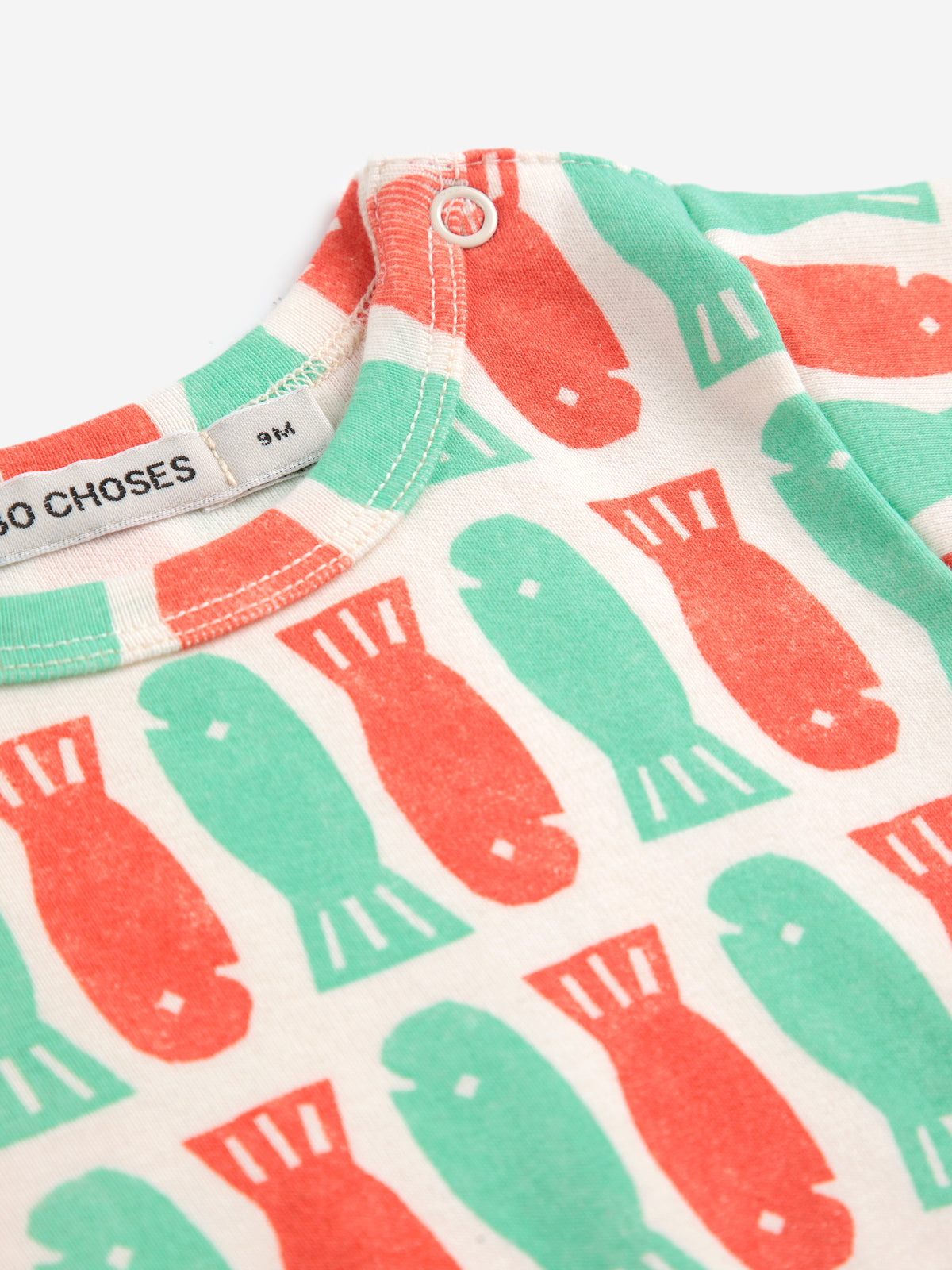 Bobo Choses BABY - Lucky Fish all over body SS25 — product detail shot