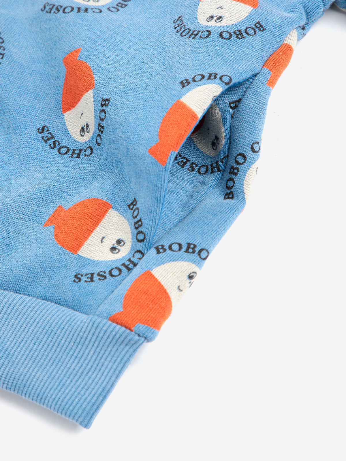 Bobo Choses - Morning Egg zipped hoodie SS25 — worn on model