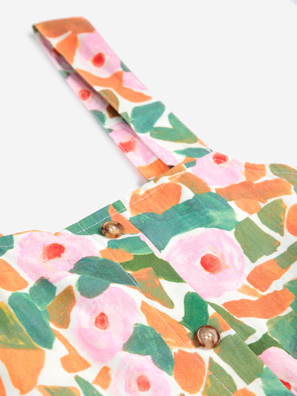 Bobo Choses - Floral strap dress SS25 — side view