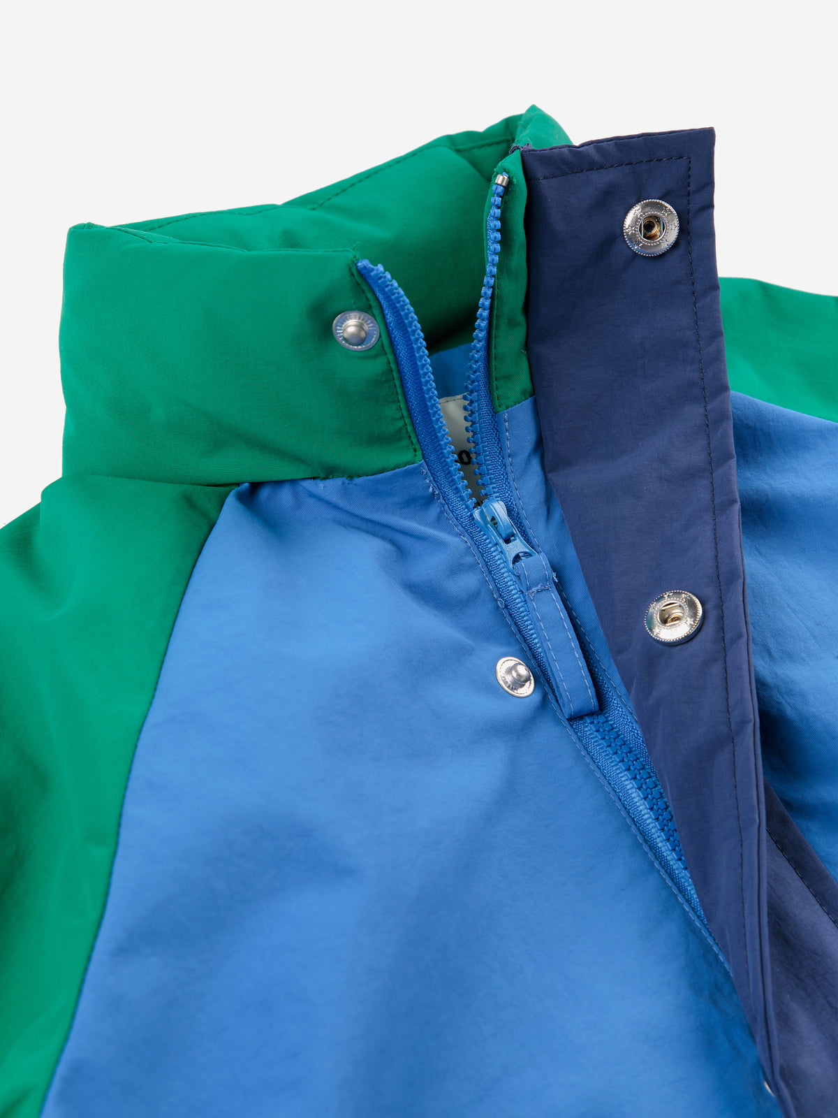 Bobo Choses - Wavy Colour Block raincoat SS25 — side view