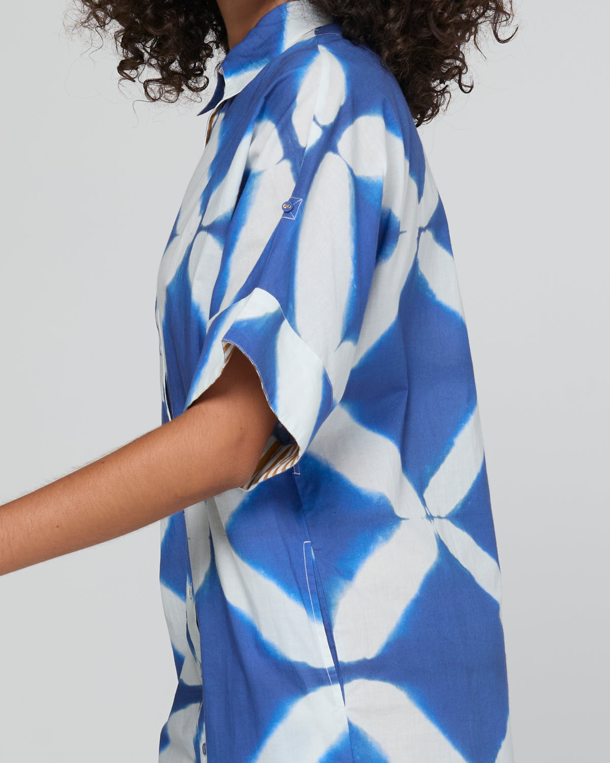 Boom Shankar | Maui Shirt Dress - Block Print