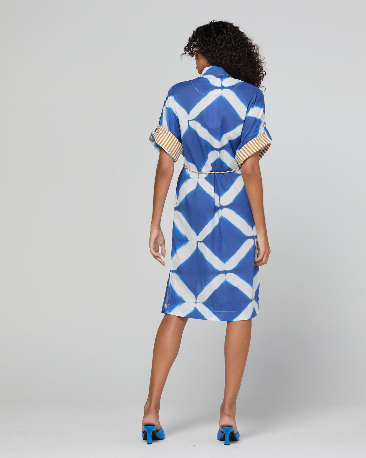 Boom Shankar | Maui Shirt Dress - Block Print