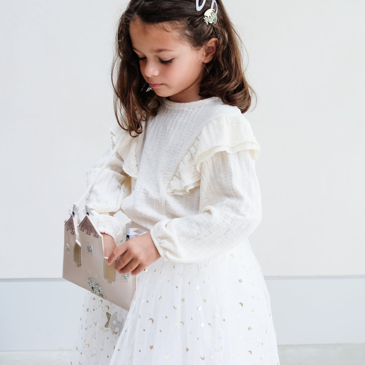 Mimi and Lula - Long Tutu -White — styled lifestyle shot